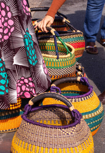 istock West African Baskets at a Sidewalk Sale 1179770830