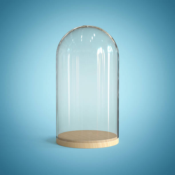 istock Glass dome on the wooden plate 1179771091