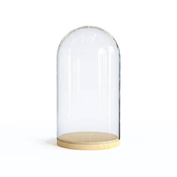 istock Glass dome on the wooden plate 1179771752