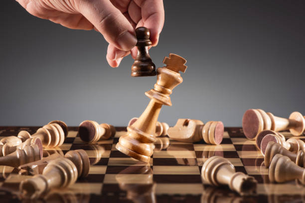 istock Business Concept for Leadership, Challenge and Diversity with Chess Pieces 1179772222