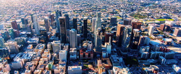 istock Downtown Los Angeles Skyline Aerial 1179773597