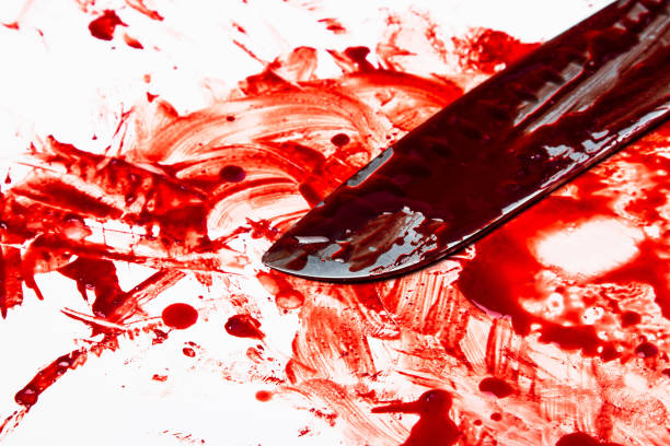 istock Knife in blood 1179784460