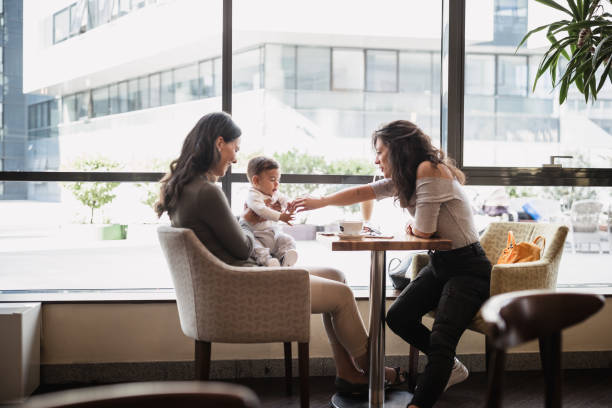 istock On the coffee with mother and her girlfriend 1179784990
