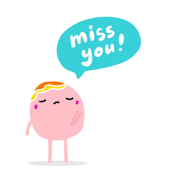 32 Funny Miss You Quotes Illustrations & Clip Art - iStock