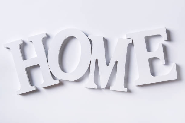 istock White letters with word HOME 1179785819