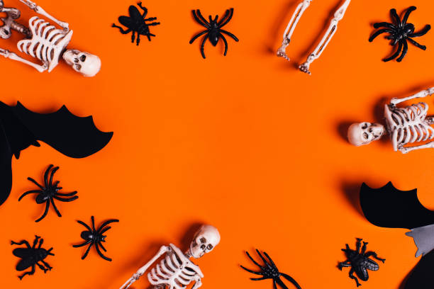 istock Holiday card, halloween horror story. 1179785926