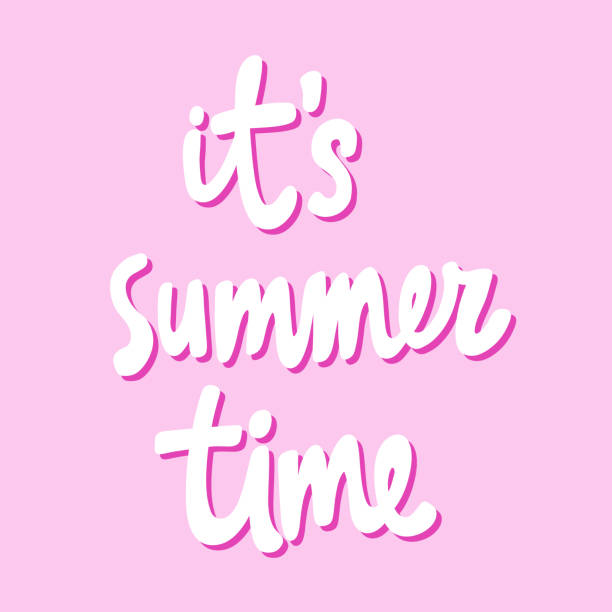 istock It s summer time. Sticker for social media content. Vector hand drawn illustration design. 1179788323