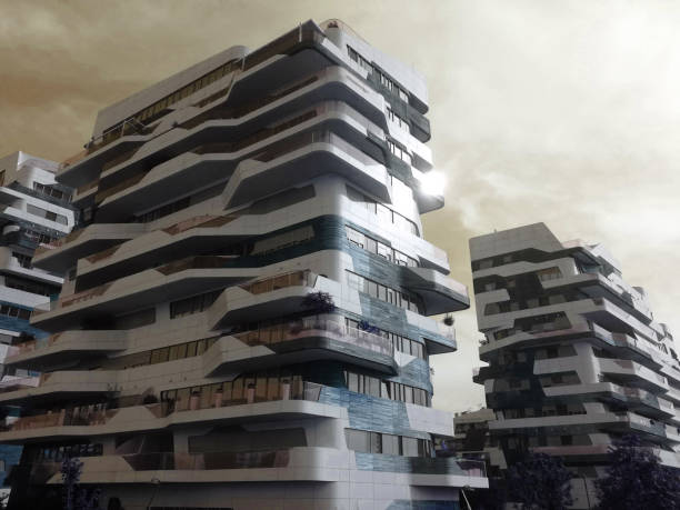 Milan Citylife new residential modern building structure