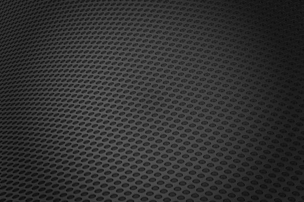 istock Abstract Background from metal sheet with holes. 3D illustration. 1179796023