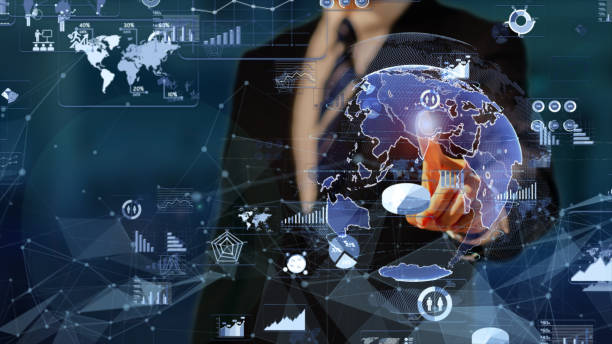 istock 5G and AI technology, Global communication network concept. World map point, line, composition, representing the global, Global network connection, international meaning. 1179796073