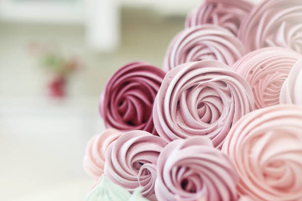 istock Beautiful festive cake biscuit with different creams 1179797368