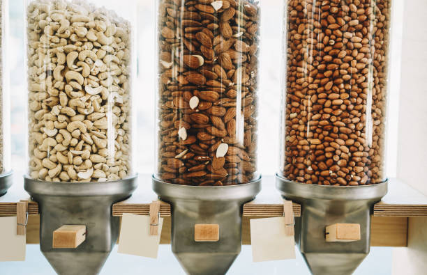 istock Zero waste shop. Plastic free grocery store. 1179797693