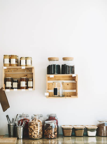 istock Zero waste shop. Plastic free grocery store 1179797770