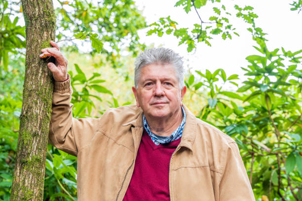 istock Active senior man in countryside portrait 1179798970