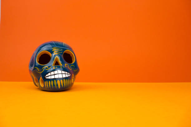istock Creative and minimal Day of the Dead or Halloween layout. 1179800242