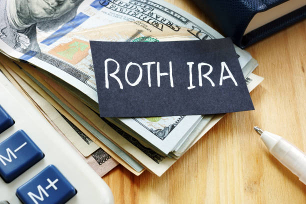istock Conceptual hand written text showing ROTH IRA 1179800291