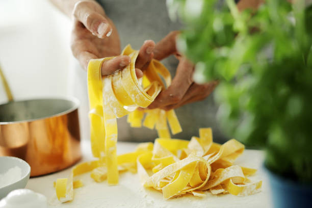 istock Pasta chef makes fresh italian pasta 1179807924