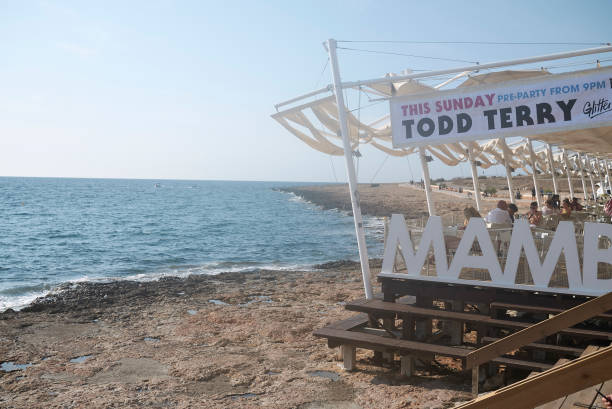 Ibiza, Spain - September 01, 2019  : View of Mambo bar in Sant Antoni de Portmany