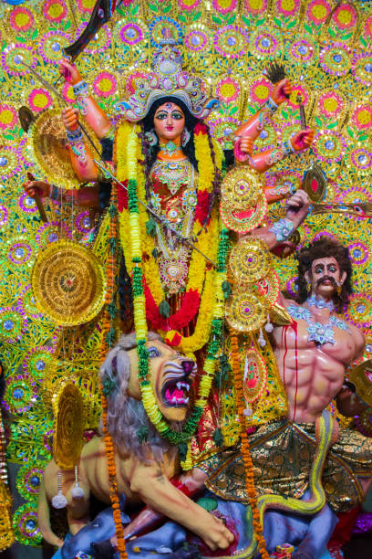 istock Worshiping of Goddess Durga 1179814811