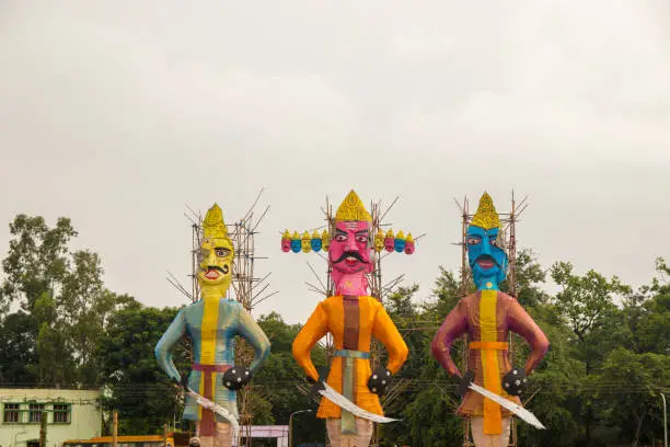 demon ravana for dussehra festival