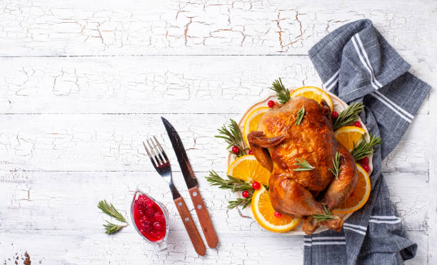 istock Baked turkey or chicken for holiday 1179815008