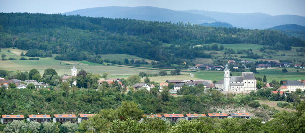 Emmersdorf on the Danube Town Panorama