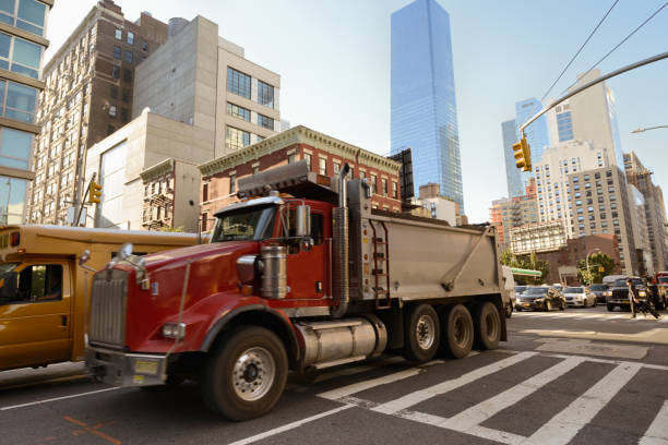 istock Truck Driving on Midtown Manhattan. 1179816245