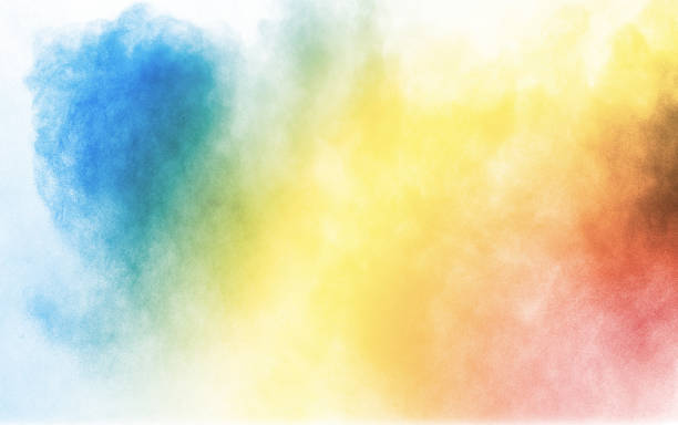 istock Colorful background of pastel powder explosion.Multi colored dust splash on white background. 1179817310