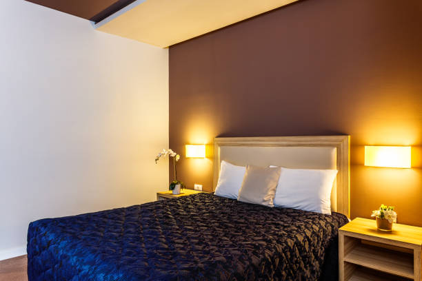 istock Luxury bedroom suite in hotel 1179820457