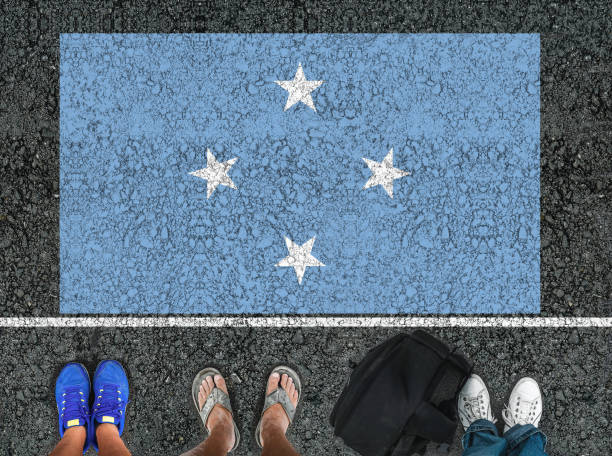istock legs and flag of Micronesia 1179822318