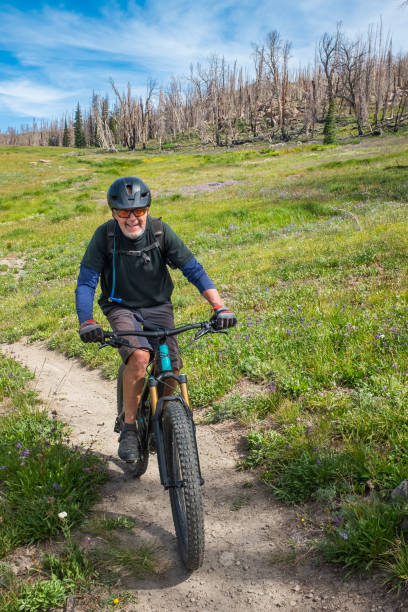 istock A Senior Mountain Biker Riding Osberg Ridgeline Trail 1179825989