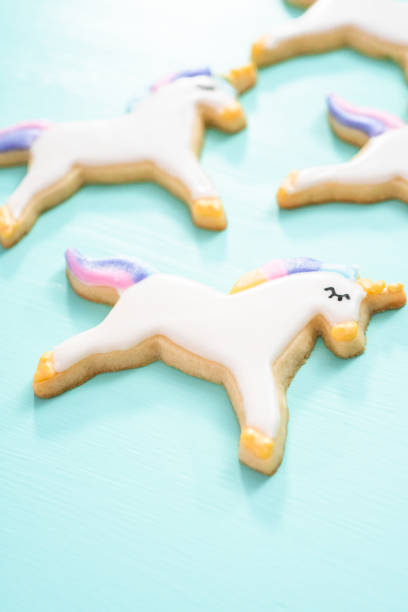 istock Unicorn sugar cookies decorated with royal icing 1179826947