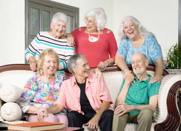 istock Six Senior Friends Having Fun 1179835115