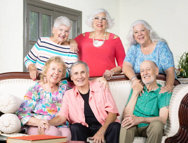 istock Six Happy Senior Friends 1179835250