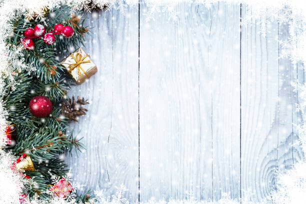 istock Christmas fir tree branches with toys 1179842162