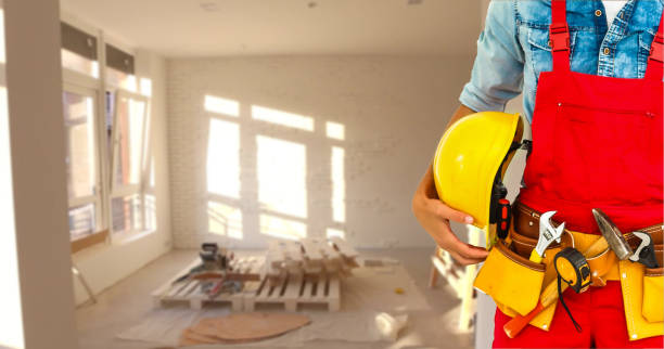 istock Builder handyman in new house. 1179848663