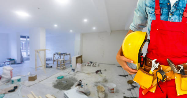 istock Builder handyman in new house. 1179848688