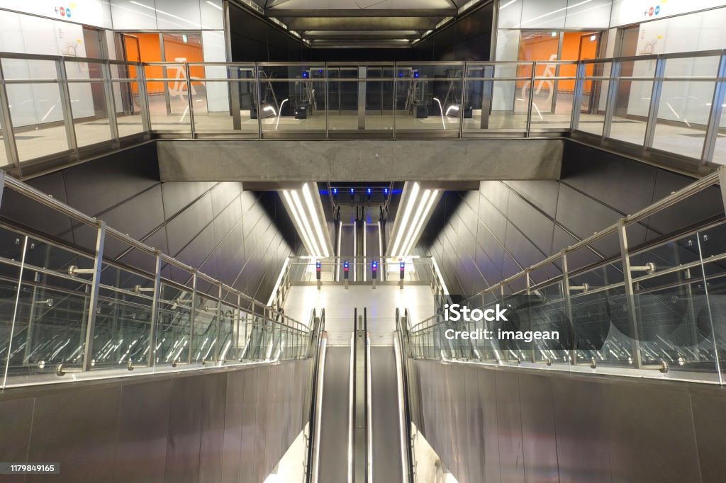 Copenhagen Metro Station Stock Photo - Download Image Now - Copenhagen,  Subway, Architecture - iStock