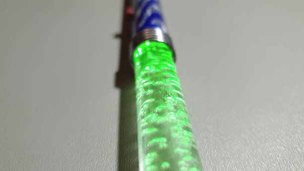 istock Flickering of multi-colored lights. Electric multi-colored glow. 1179851246