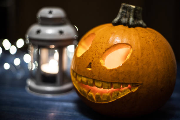 istock Halloween carved pumpkin, jack-o-lantern 1179851711