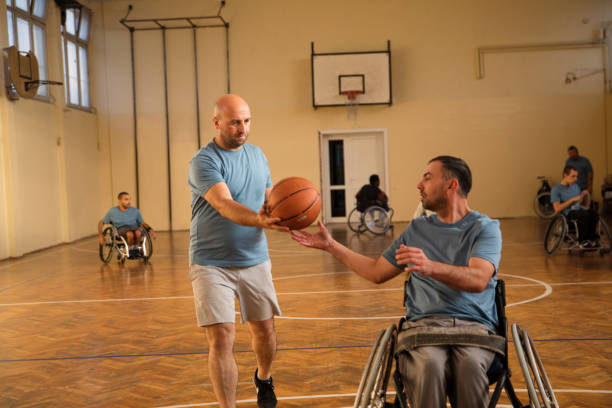 istock Wheelchair basketbal 1179858629