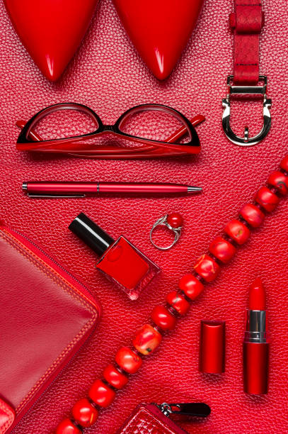 istock Woman red accessories 1179863944