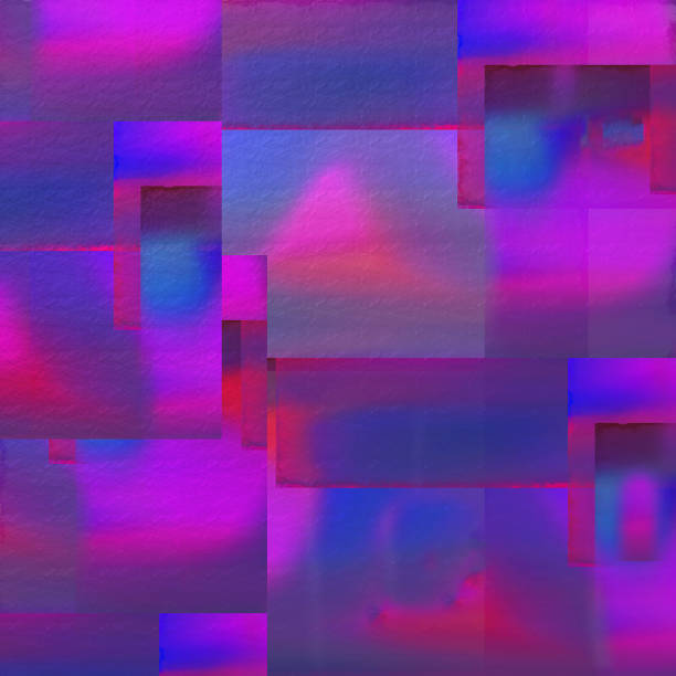 istock Colorful background with squares in watercolor. 1179872615