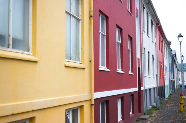 istock Reykjavik, Iceland: Row of Colorful Downtown Dwellings 1179875862