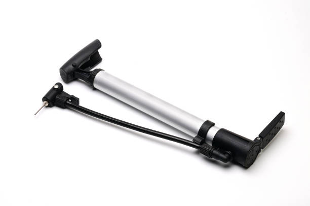 istock Pump and needle for pumping air on a white background 1179876919