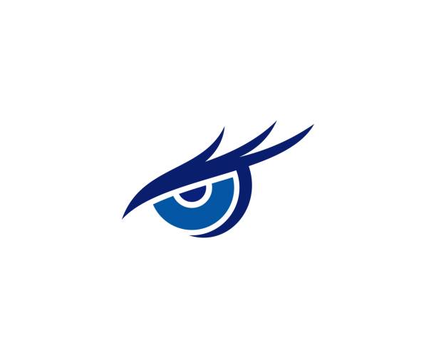 Eye logo This illustration/vector you can use for any purpose related to your business. falcon bird stock illustrations