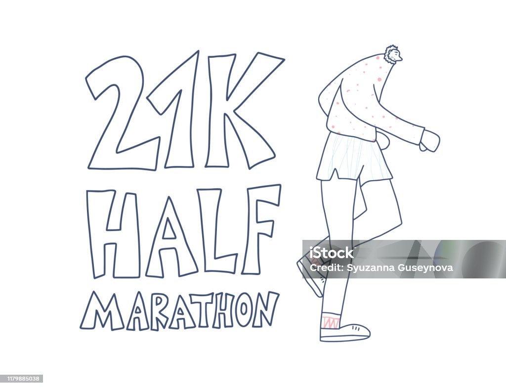 21km Lettering 21 K Run Text Isolated Vector Text Illustration Stock Illustration ...