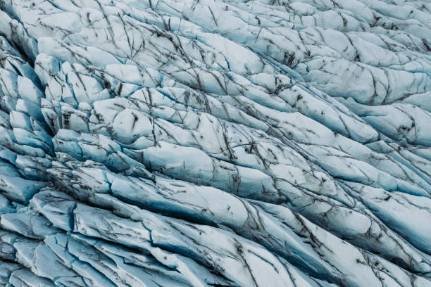 istock Aerial view of the glacier 1179887833