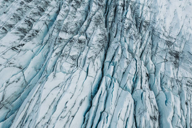 istock Aerial view of the glacier 1179887858