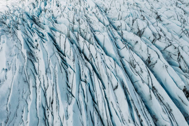 istock Aerial view of the glacier 1179887997